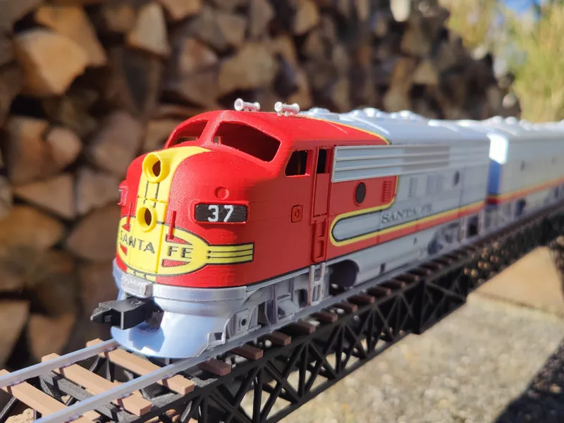 ATSF Warbonnet Locomotive for Dragon Railway