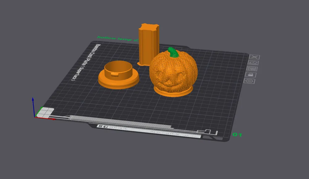 Halloween Pumpkin LED Tealight - Free 3D Print Model - MakerWorld