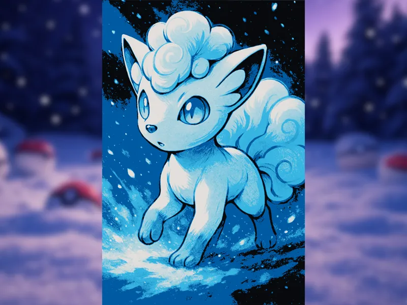 Pokemon Alolan Vulpix - Hueforge