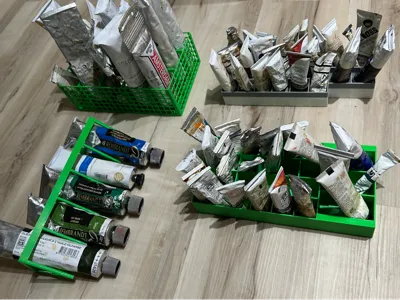 painting tubes storage tray & rack IKEA Compatible