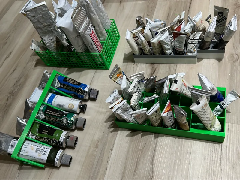 painting tubes storage tray & rack IKEA Compatible