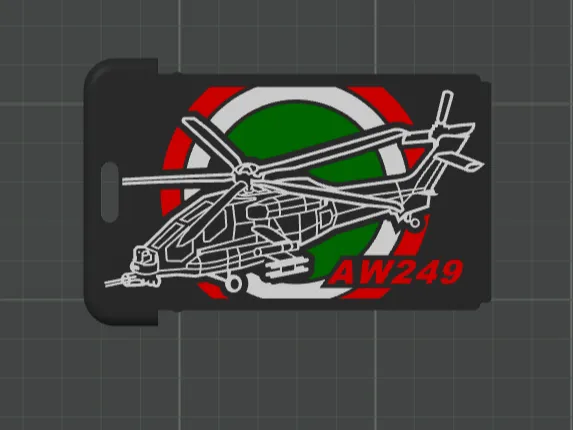 PORTA BADGE POSTERIORE AW249