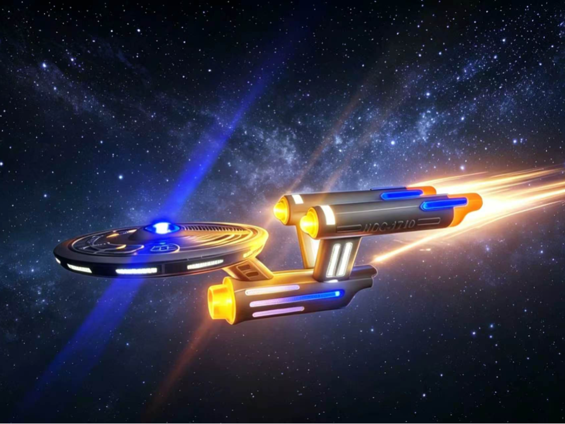 Miniatura 1 do modelo 3D 星际迷航 复刻企业号NCC-1701飞船