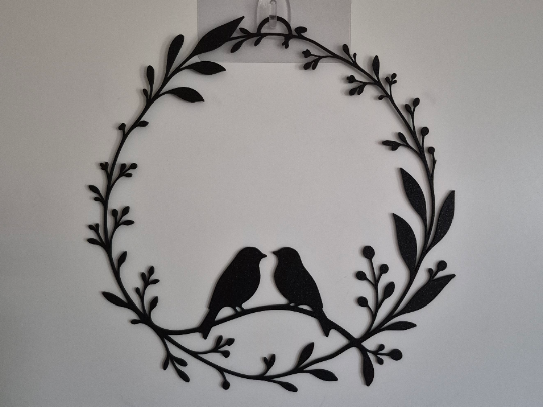 Minimalist Birds on a Branch Wall Art