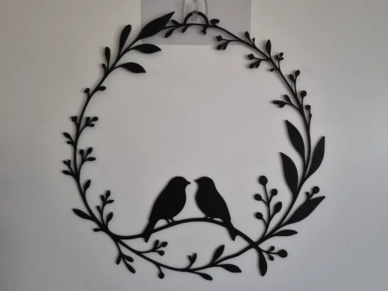Minimalist Birds on a Branch Wall Art