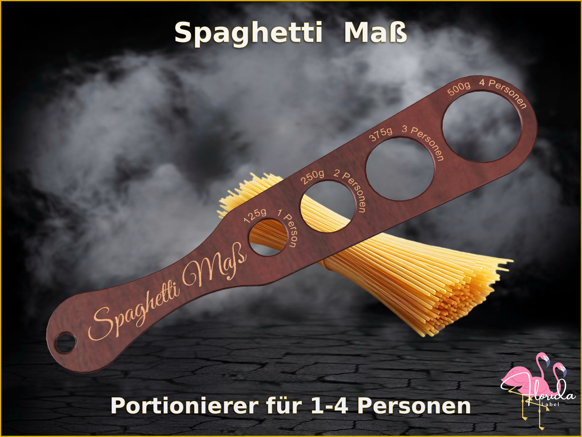 Spaghetti Maß – Portionierer für 1–4 Personen