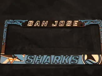 San Jose Sharks license plate frame