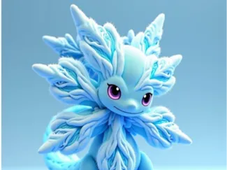 Drago dei fiocchi di neve 