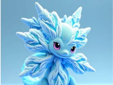 Drago dei fiocchi di neve 
