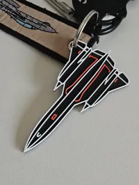 SR-71 Blackbird keychain version