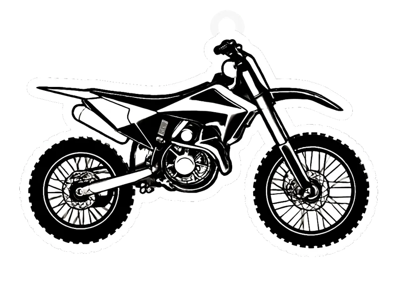 Motocross – Side View Dirt Bike Sticker