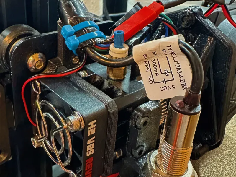 Strain relief for extrathin Biqu mount for Ender-3