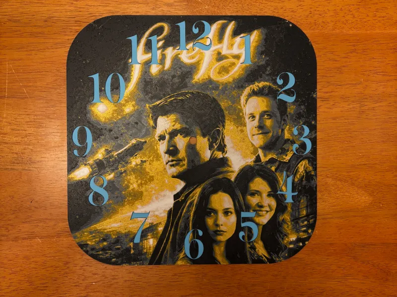 Firefly Clock Face