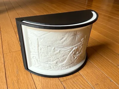Curved Lithophane Light Box - Box Only