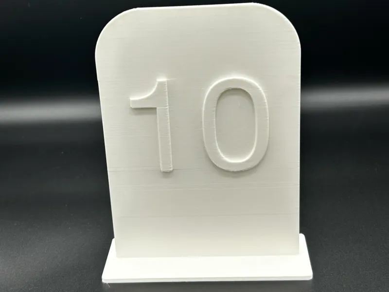Table Numbers for Weddings and Parties