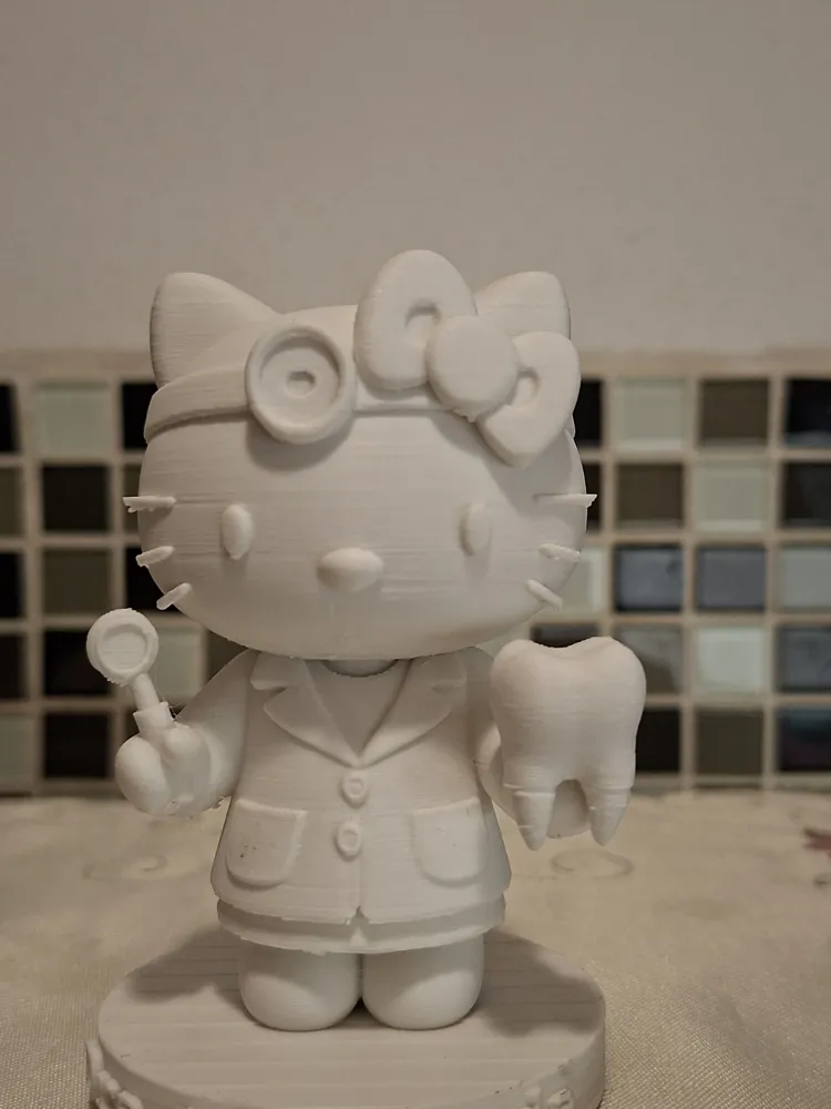 Hello Kitty Dentista - Free 3D Print Model - MakerWorld
