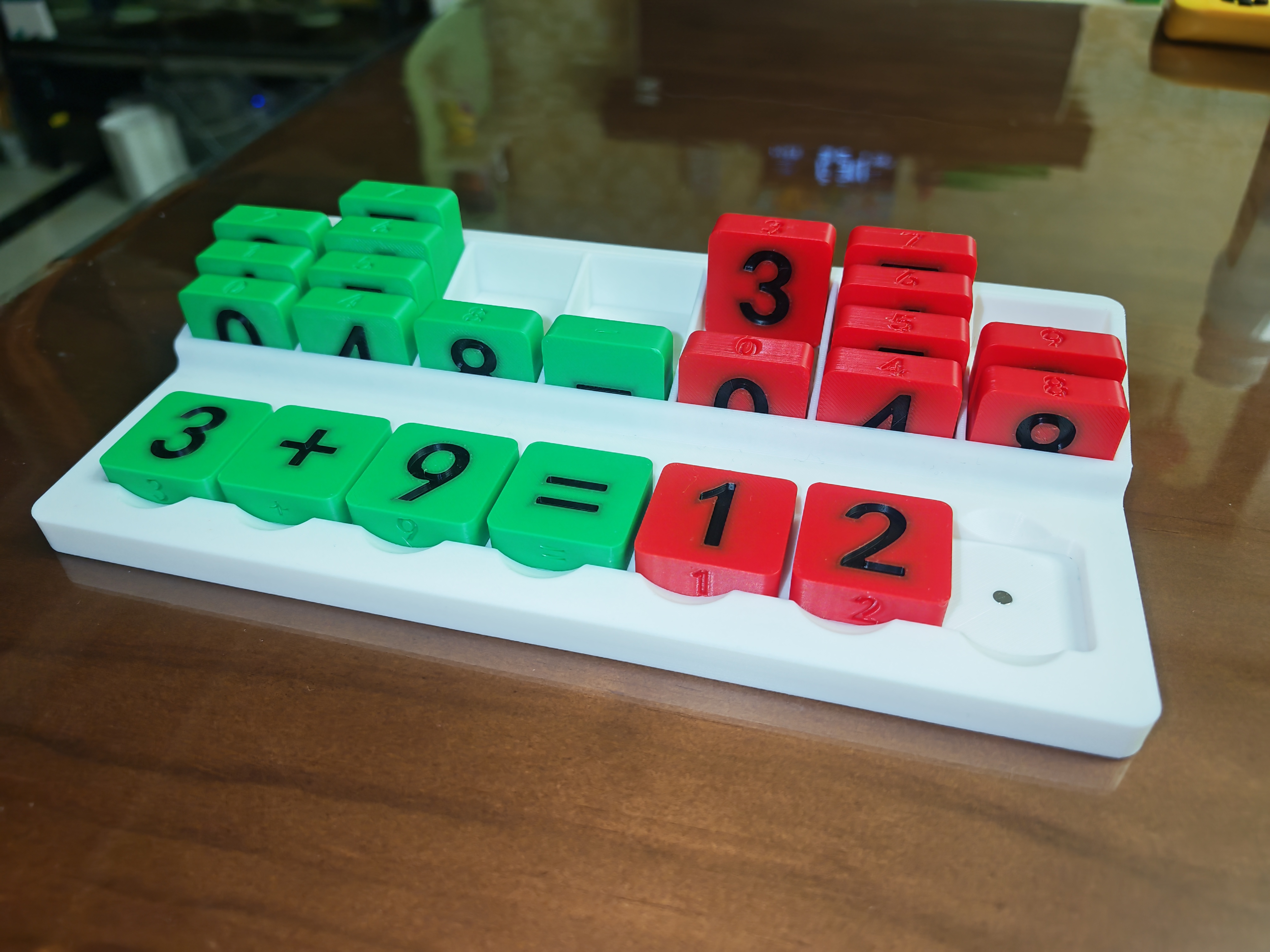 Miniatura 1 do modelo 3D 数字积木与运算/数学教具