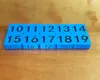 Number Blocks - Numbers 10-19