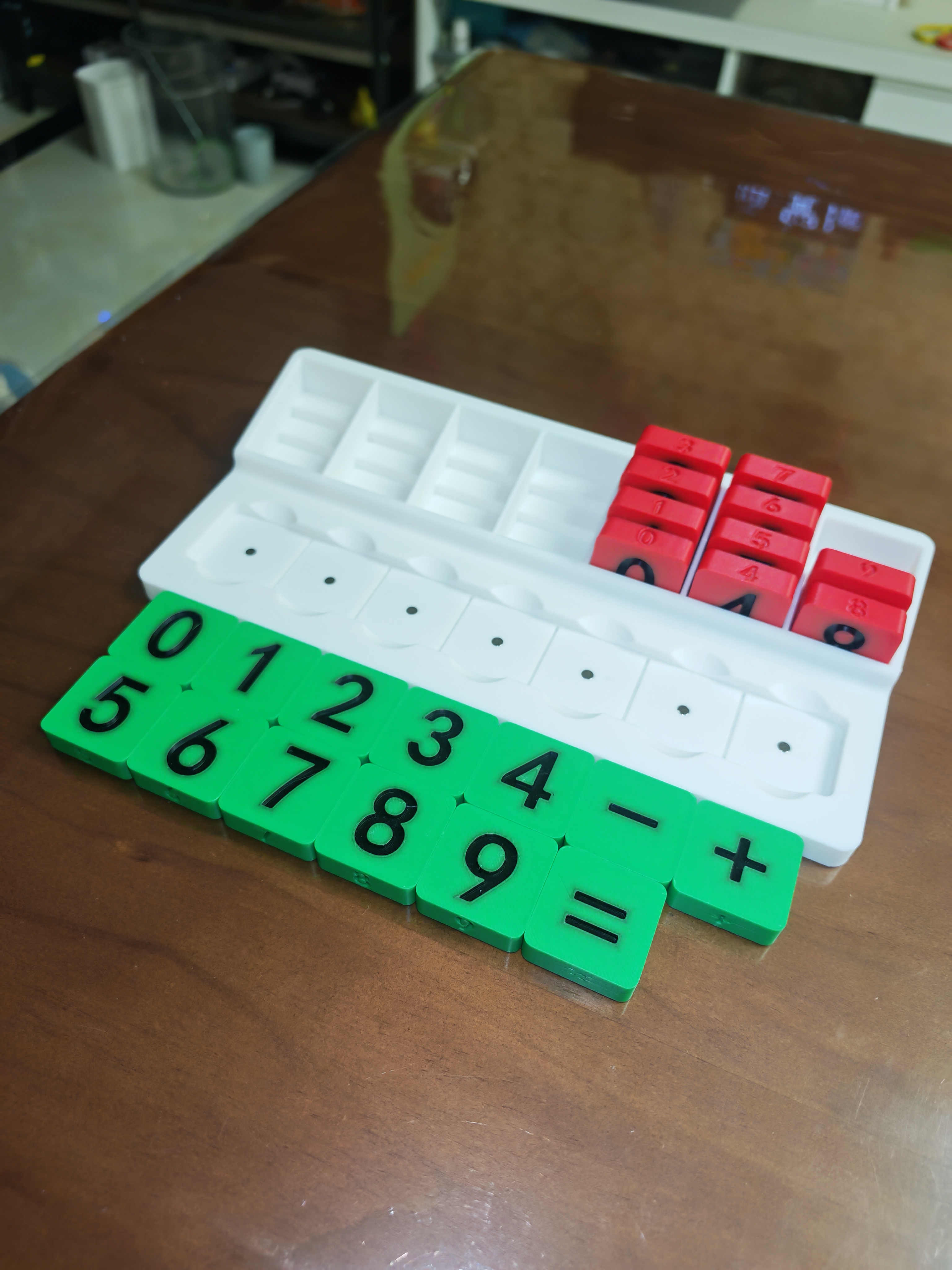 Miniatura 5 do modelo 3D 数字积木与运算/数学教具