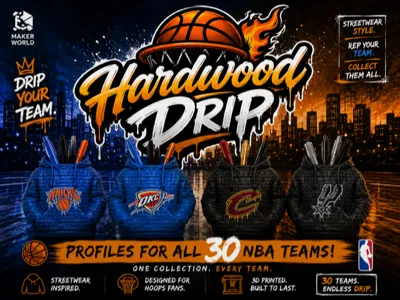 Hardwood Drip Pen Holder Hoodies