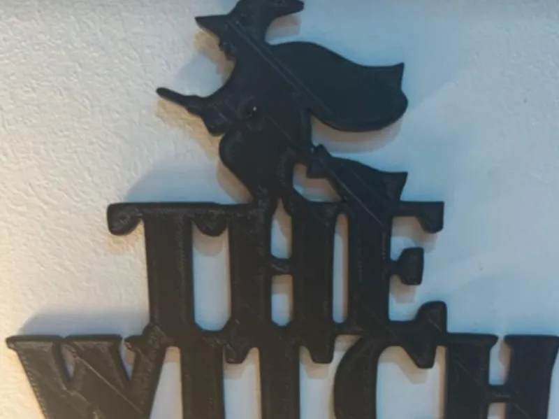 the witch is in wall decor