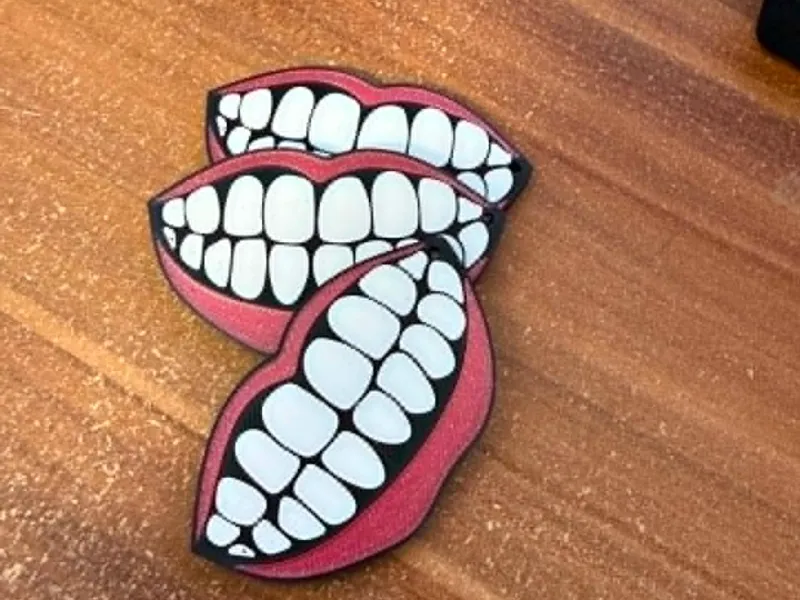 Big smile keychain