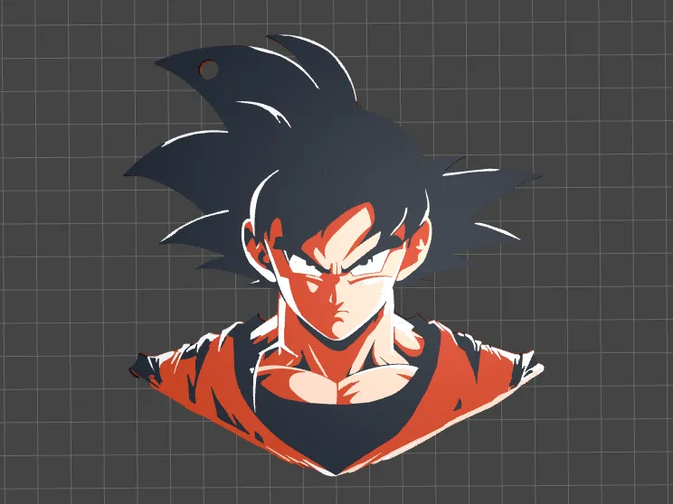 Dragon Ball anime gogo keychain