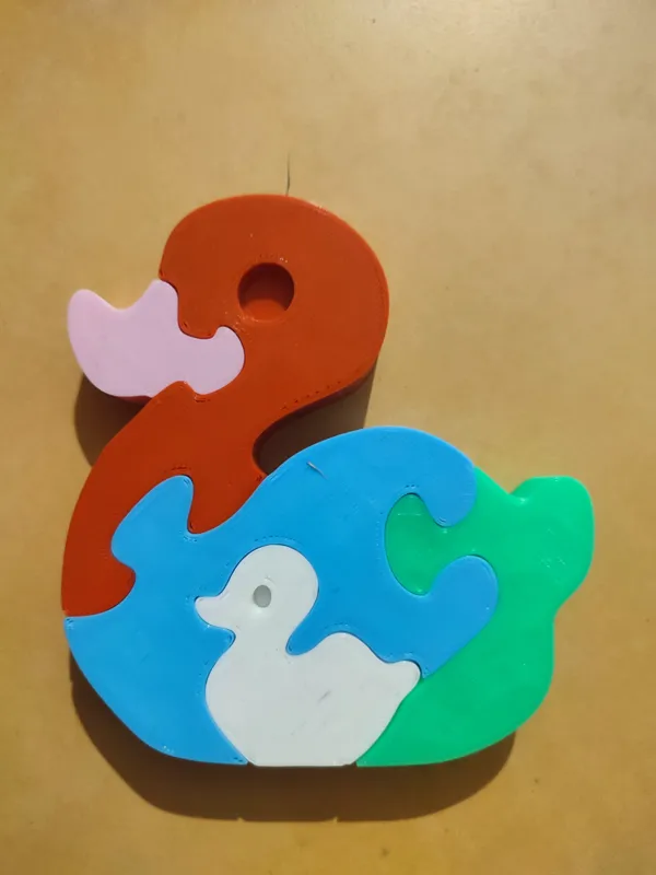 Puzzle canard pour enfants