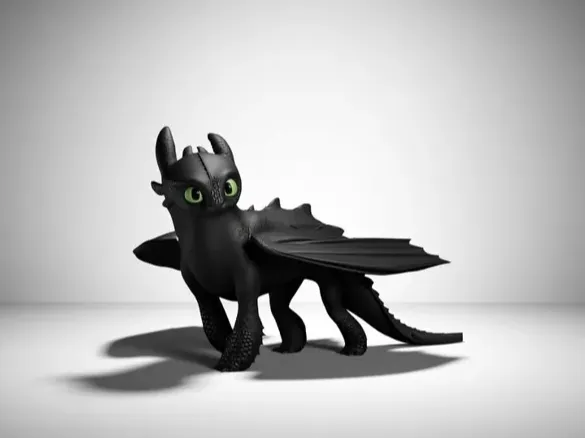 Toothless from How to Train your Dragon