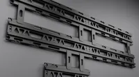 Rails - 0.2mm layer, 2 walls, 15% infill