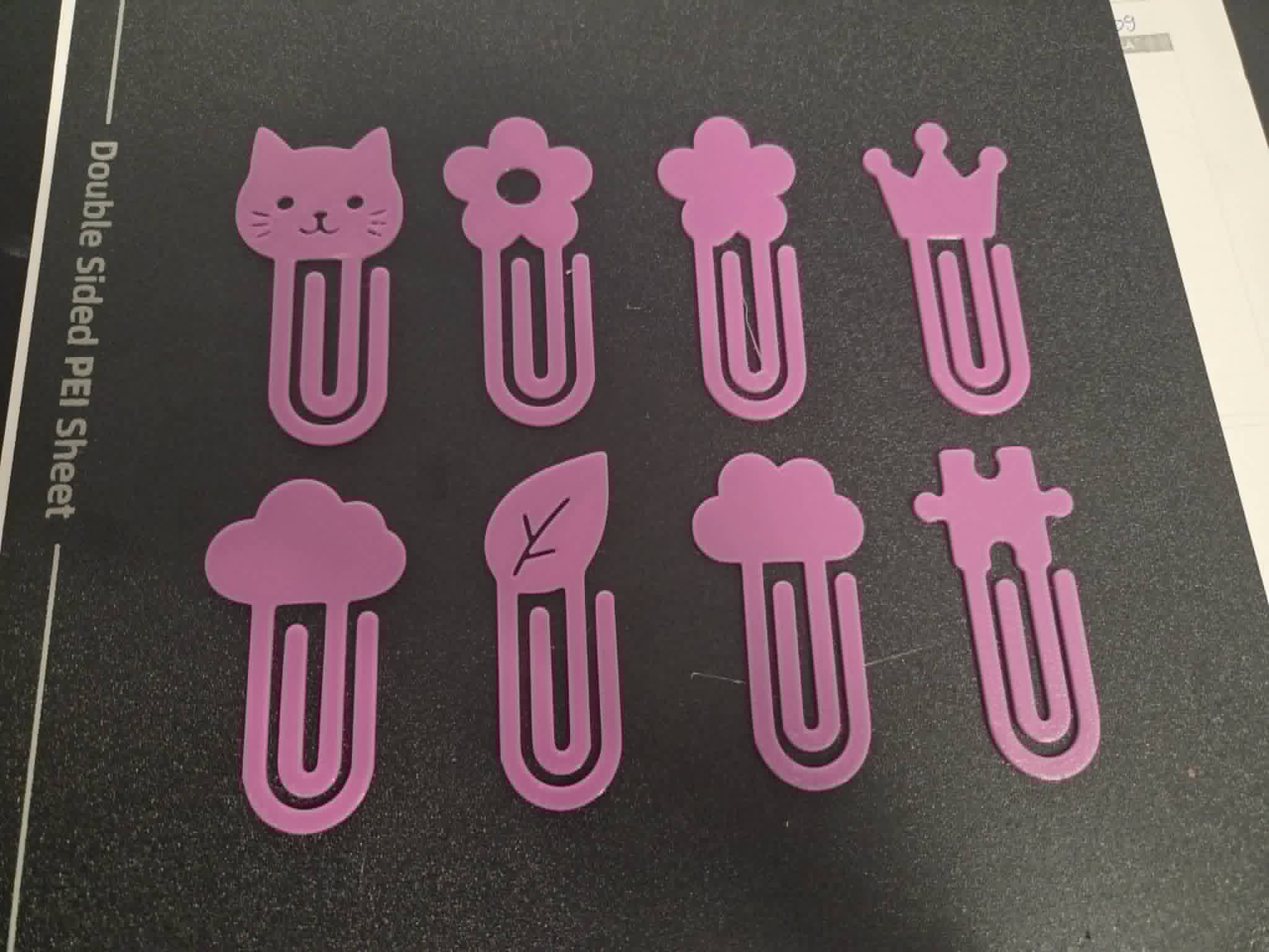 Cute Paper Clips Collection | 8 Fun Designs - 1