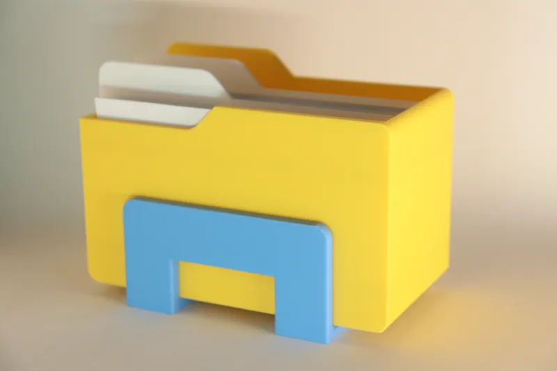 Windows 10 File Explorer - Index Card Holder