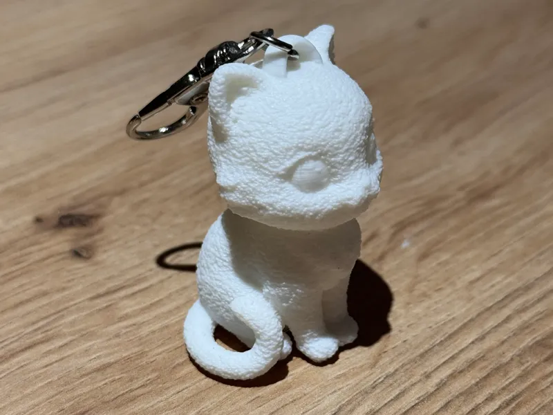 Gato Chibi Sentado - Fuzzy Skin