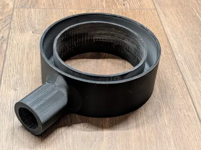 Parametric vacuum drill / hole saw adapter