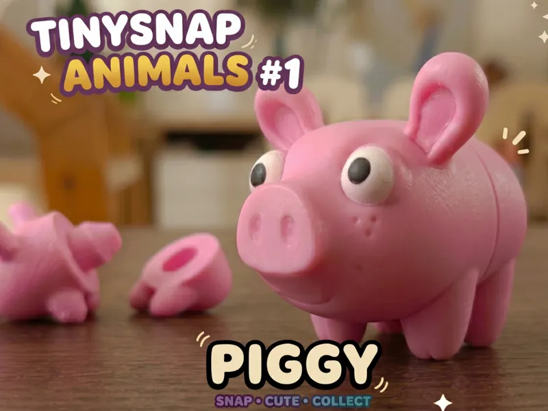 TINYSNAP ANIMALS#1|PIGGY