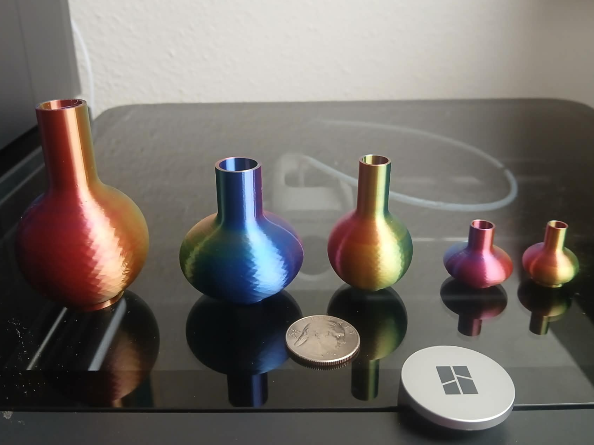 Set of 5 Tiny Vases