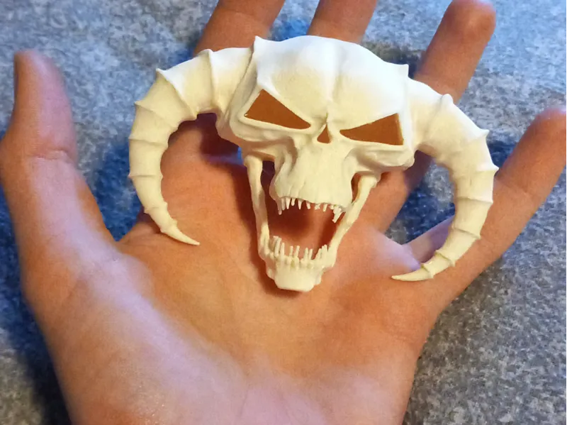 moh head masters of hardcore deamon skull