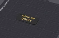 keychain with no boundary lines 0.2mm layer