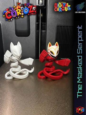 Pieza para disfraz o exhibición: Gangle | The Masked Serpent | CURIOZ | TADC — vista de referencia 2