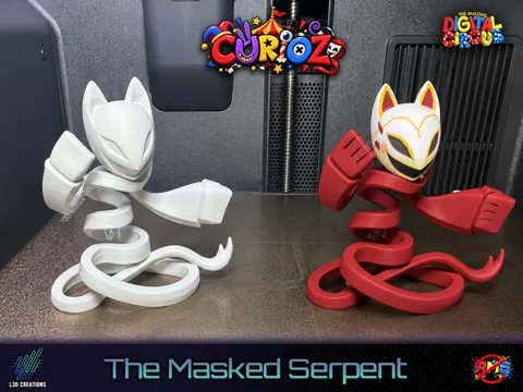 Pieza para disfraz o exhibición: Gangle | The Masked Serpent | CURIOZ | TADC — referencia de MakerWorld