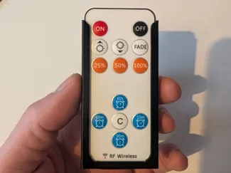 Pautix LED remote (small IR remote) holder
