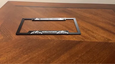 4Runner License Plate Frame - Adventure Awaits