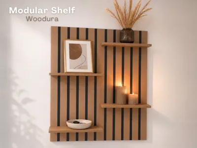 Modular Wall Shelf | Woodura