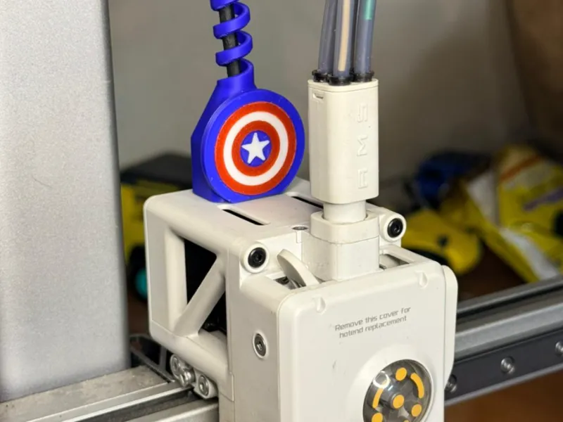 guida cavo estrusore a1-a1mini capitan america