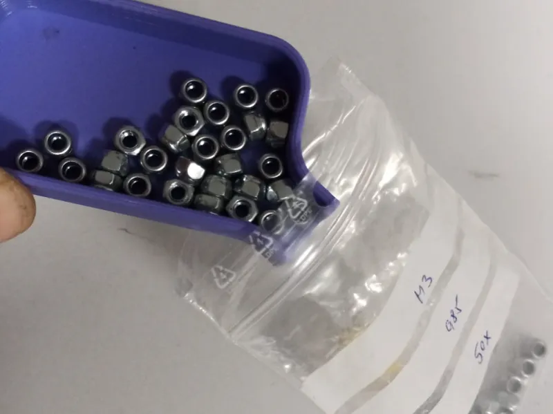 Parametric Small Parts Funnel Tray