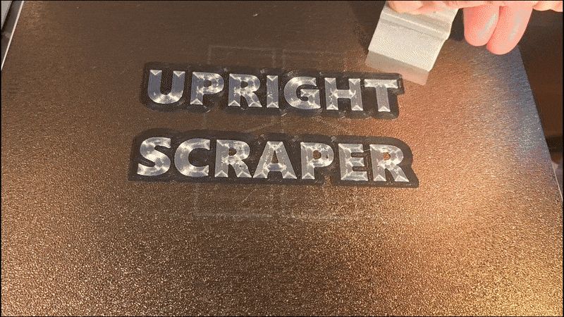 Upright Flush Scraper (No Scratching!)