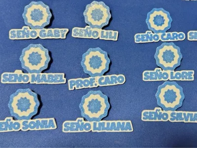 Rosettes with tray