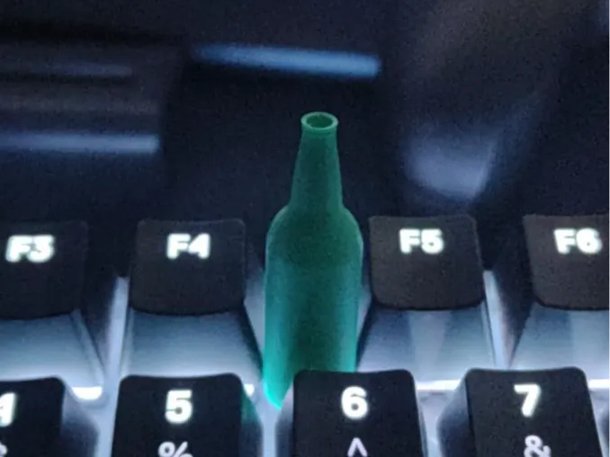 Beer bottle stop motion decoration