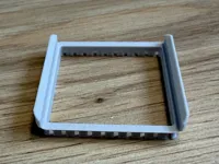 Gridfinity Stack 'n Slide Parallel 1x1 PLA