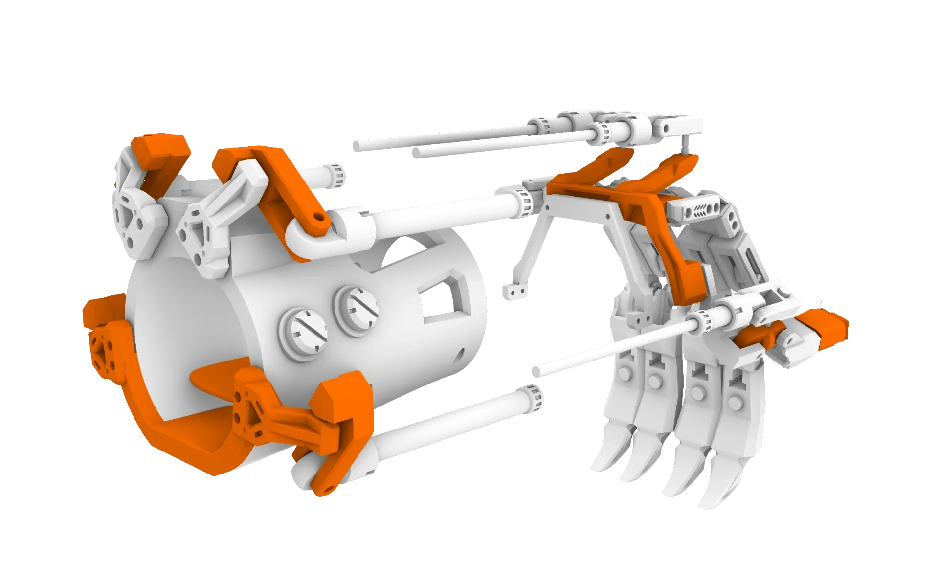 Miniatura 2 do modelo 3D 机械外骨骼-臂铠1.5（1.0系列完结版本）